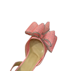 Diamante Kitten Heel Sandals