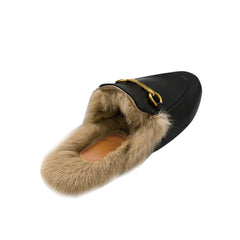 Basic Flat Scarf Slides Slippers