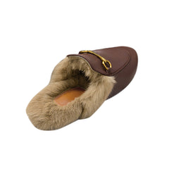 Basic Flat Scarf Slides Slippers