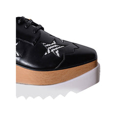 Star Lace Up Oxfords Platform Sneakers