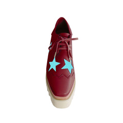 Star Lace Up Oxfords Platform Sneakers