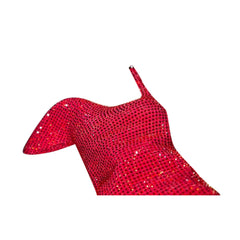 Diamante Stiletto Heel Knee High Boots