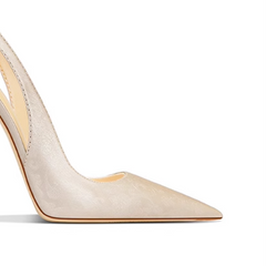 Cut Out Mid Heel Sandals - 8cm