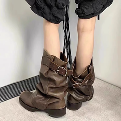 Buckled Ankle Boots