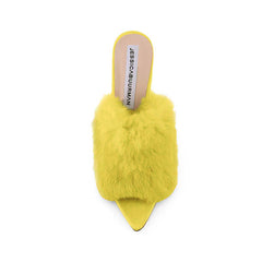 Fur Mules Sandals