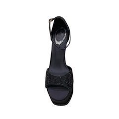 Diamante High Heel Platform Sandals