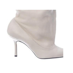 Draw-String High Heel Knee High Boots