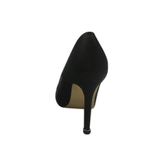 Diamante Embellished Satin High Heel Pumps - 10cm