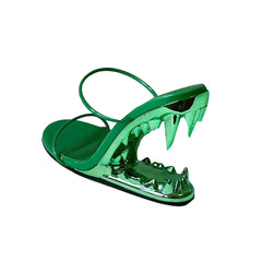 Sculptured Wedged Heel Sandals