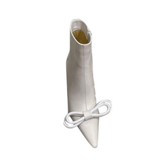 Bow High Heel Ankle Boots