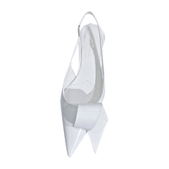 Leather Kitten Heel Sandals