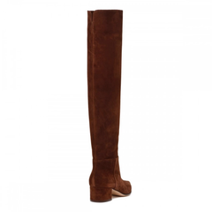Block Heel Over The Knee Boots