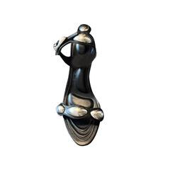 Metal Embellished Mid Heel Sandals