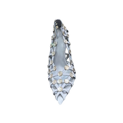 Diamante Cut Out High Heel Pumps