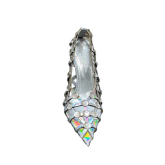 Diamante Cut Out High Heel Pumps