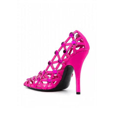 Diamante Cut Out High Heel Pumps