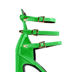 Block Heel Platform Sandals