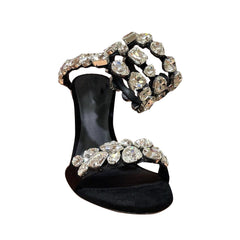 Diamante Wrap High Heel Sandals - 10cm