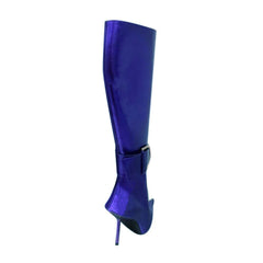 Buckled High Heel Knee High Boots