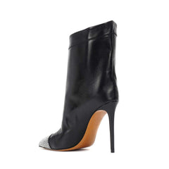 Diamante Stiletto Heel Ankle Boots