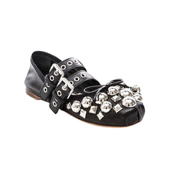 Studded Ballet Shoes