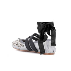 Studded Ballet Shoes