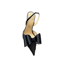 Bow Mid Heel Sandals - 8cm
