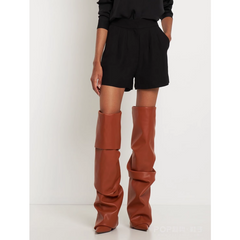 Leather Over The Knee Boots