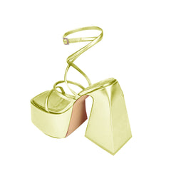 Ankle Strap Block Heel Platform Sandals