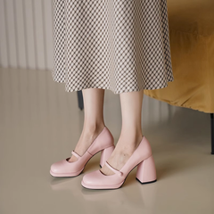 Block Heel Pumps