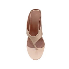 Flip Flop Wedged Mules Sandals