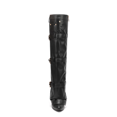 Buckled Knee High Boots