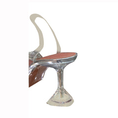 Diamante Butterfly PVC Mid Heel Sandals - 7cm