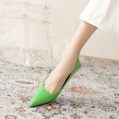 Stiletto Mid Heel Pumps - 8cm