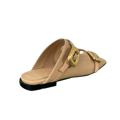 Buckled Slippers Slides