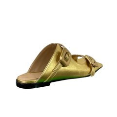 Buckled Slippers Slides