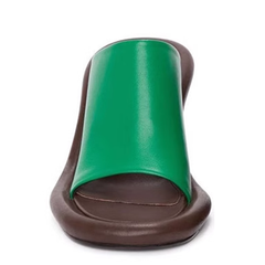 Bi-Color Mules Sandals