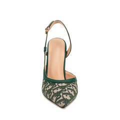 Slingback High Heel Sandals - 12cm