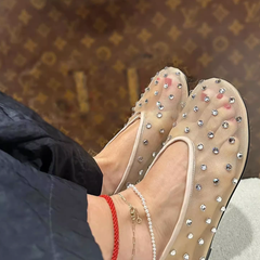 Diamante Flat Ballet Shoes