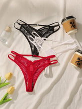 3PCS Lace Thongs