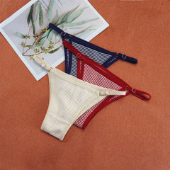 3Pcs/Set Adjustable Women Thongs