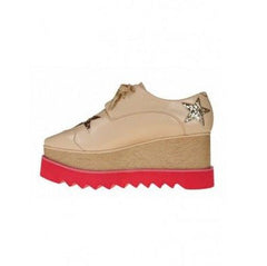 Star Lace Up Oxfords Platform Sneakers