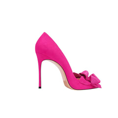 Flower Embellished Mid Heel Pumps - 6cm