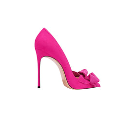 Flower Embellished Mid Heel Pumps - 8cm