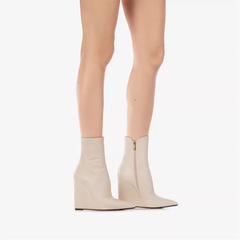 Wedged Heel Ankle Boots
