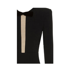 Long Sleeves Mini Evening Dress Gown