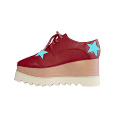 Star Lace Up Oxfords Platform Sneakers