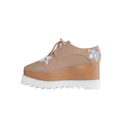Star Lace Up Oxfords Platform Sneakers
