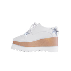 Star Lace Up Oxfords Platform Sneakers