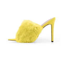 Fur Mules Sandals